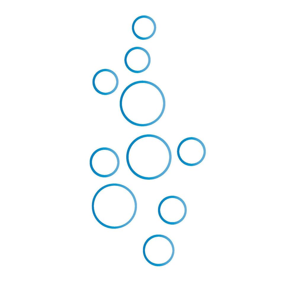 Bubble water vector illustration