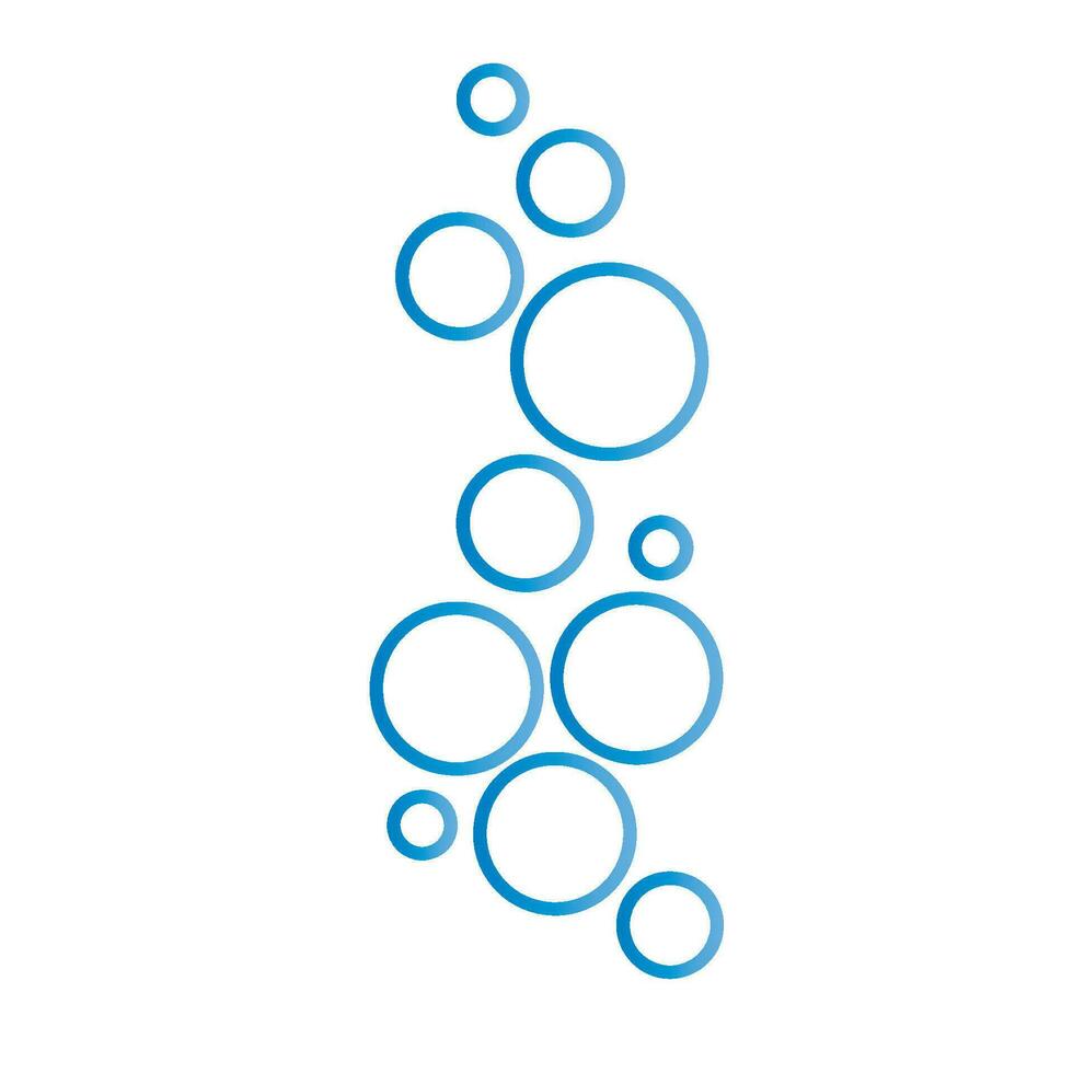 Bubble water vector illustration