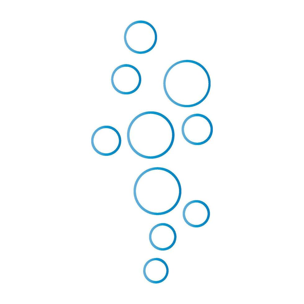 Bubble water vector illustration