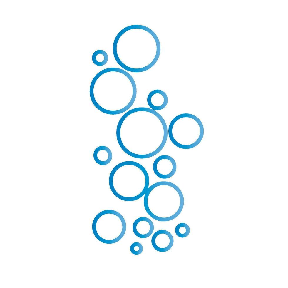 Bubble water vector illustration