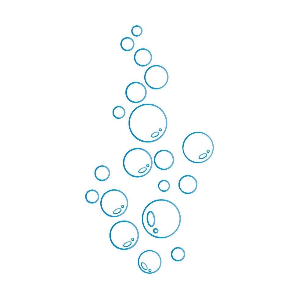 Bubble water vector illustration