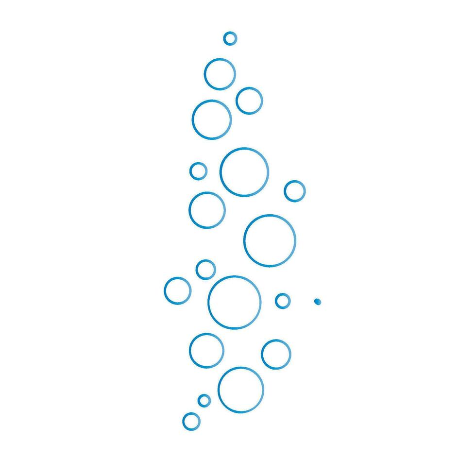 Bubble water vector illustration