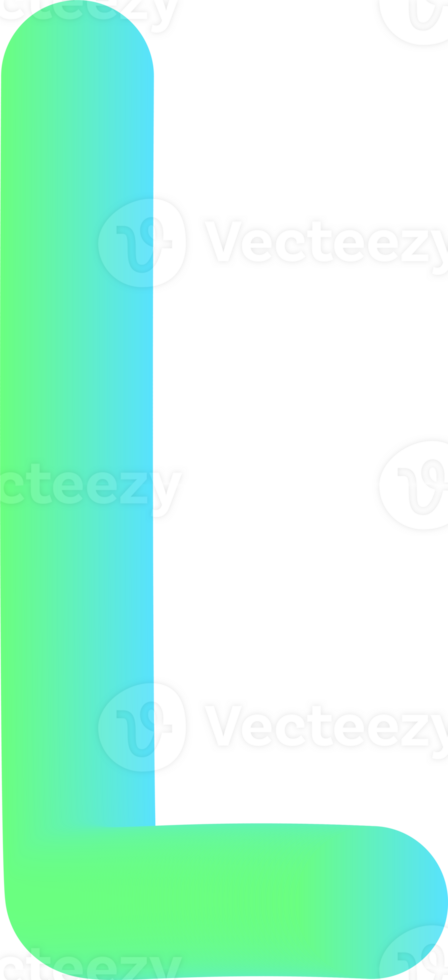 Letter illustration. Hand drawn picture png