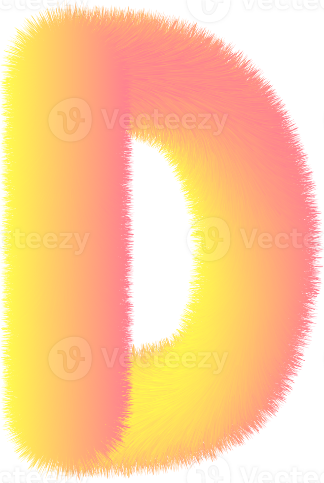 Letter illustration. Hand drawn picture png