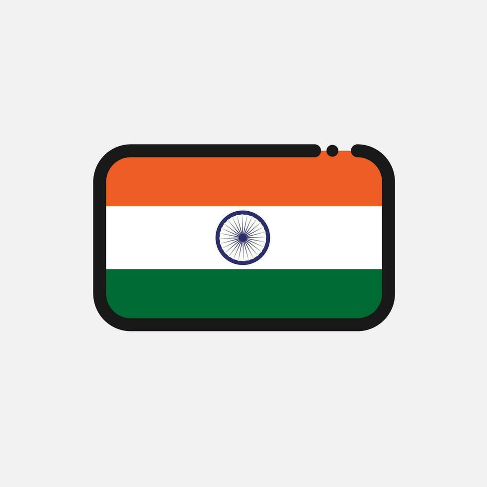 India flag icon vector