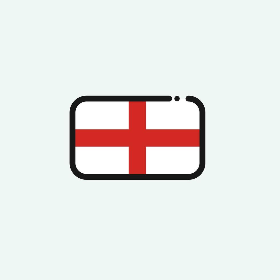 England flag icon vector