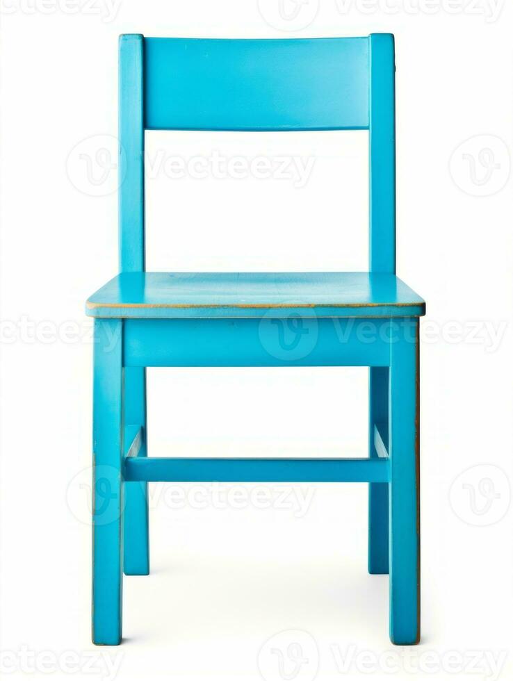 Chair on white background AI Generative photo