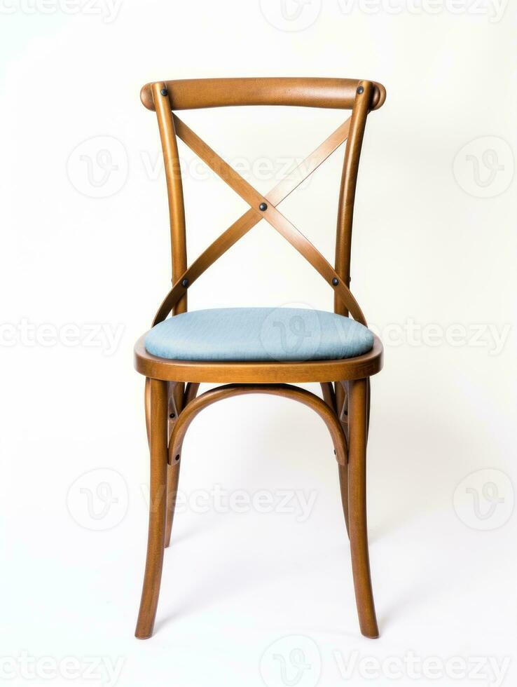 Chair on white background AI Generative photo