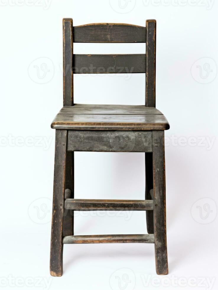 Chair on white background AI Generative photo