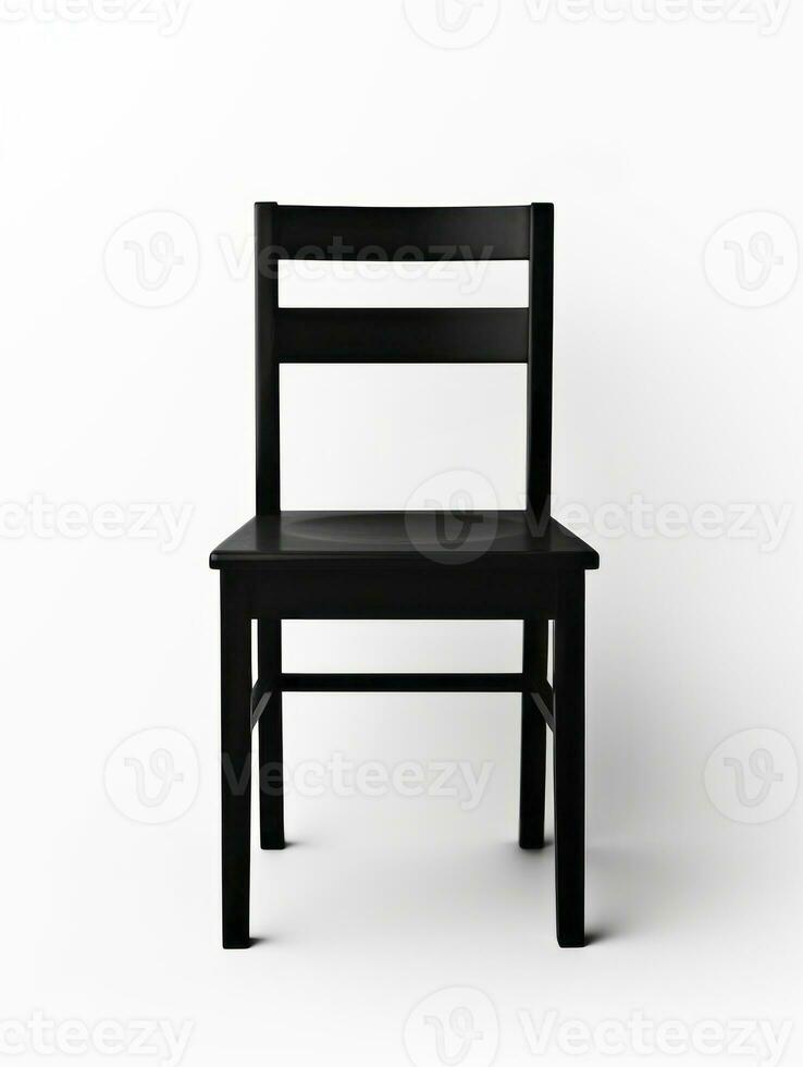 Chair on white background AI Generative photo