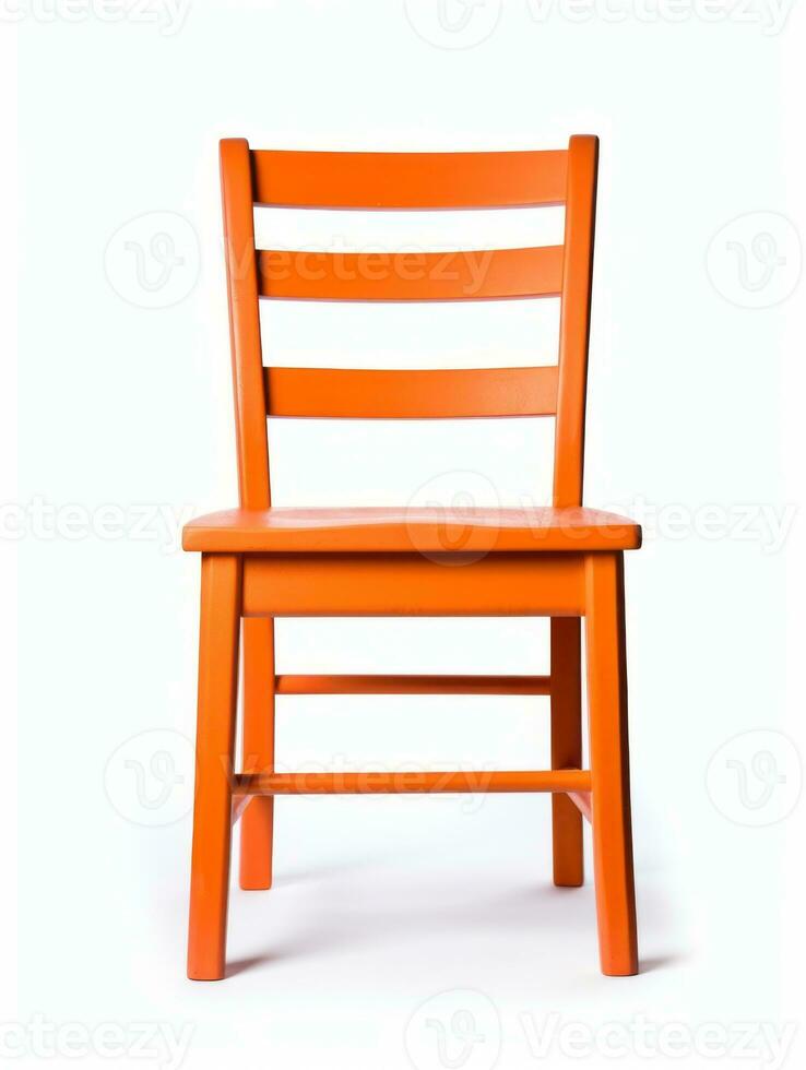 Chair on white background AI Generative photo