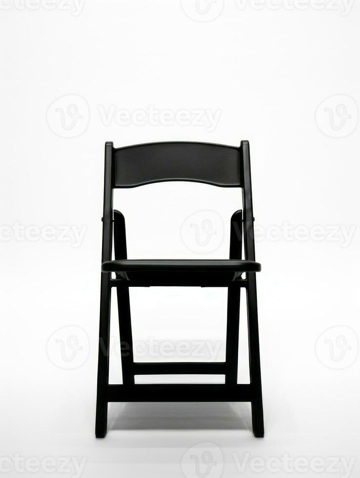 Chair on white background AI Generative photo