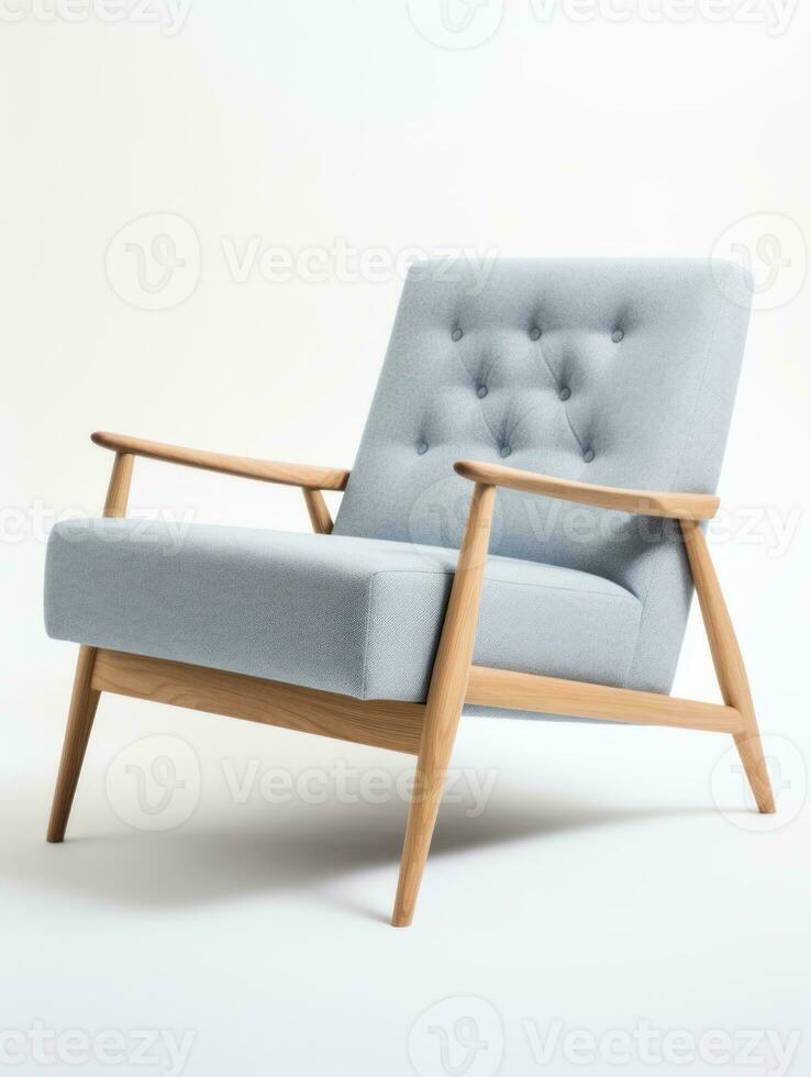 Chair on white background AI Generative photo