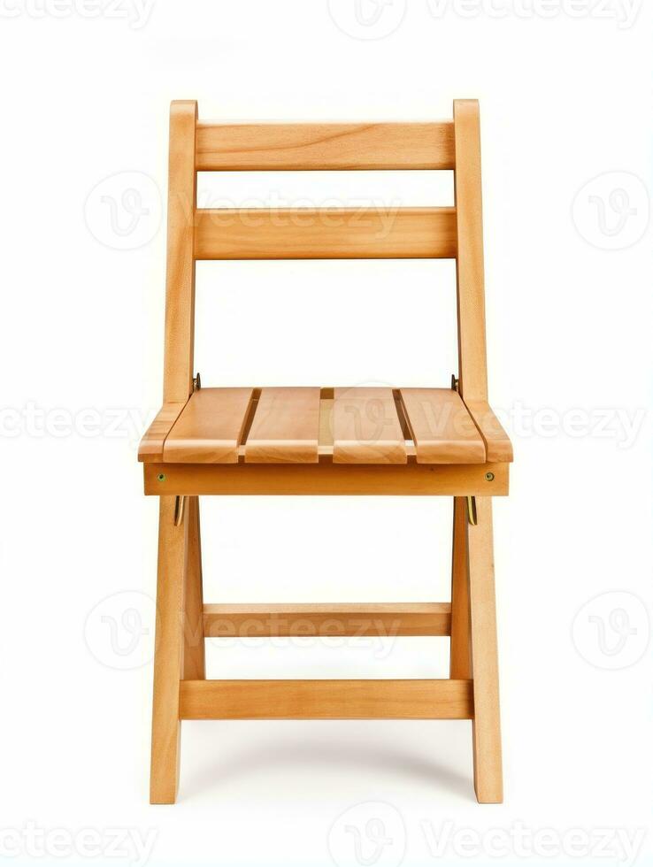 Chair on white background AI Generative photo