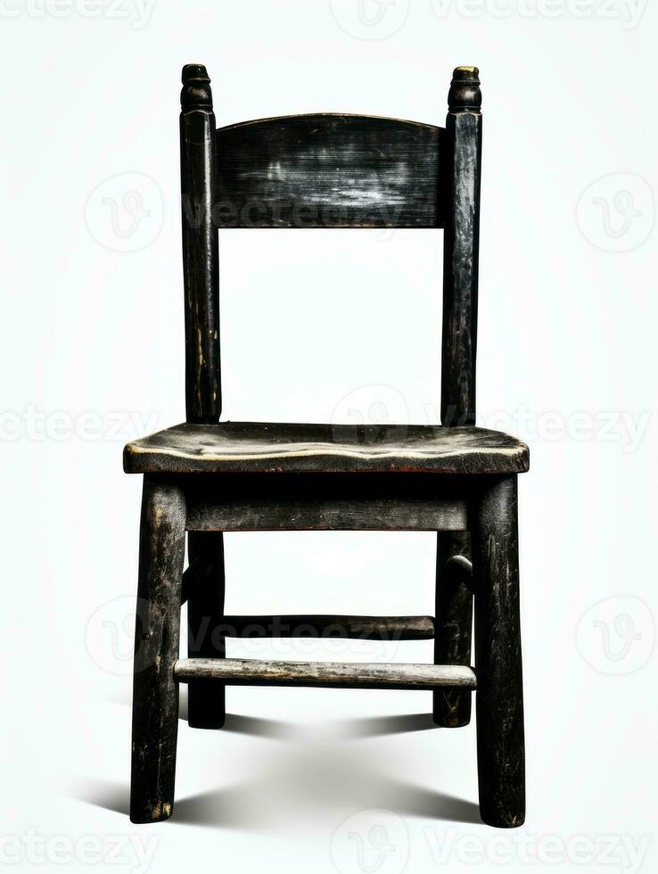 Chair on white background AI Generative photo