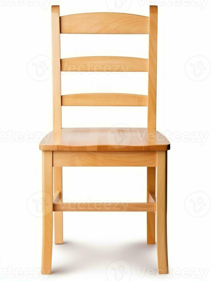 Chair on white background AI Generative photo