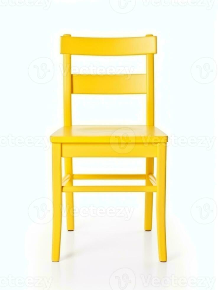 Chair on white background AI Generative photo