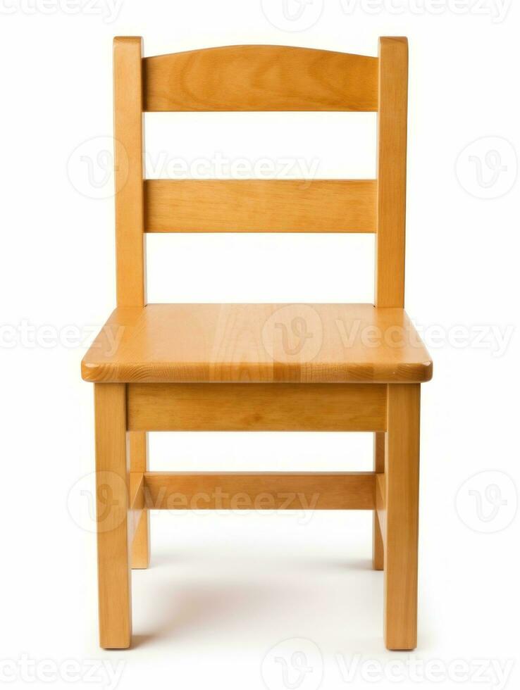 Chair on white background AI Generative photo