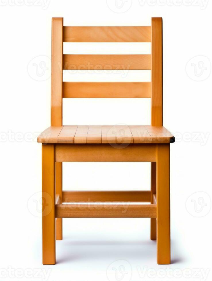 Chair on white background AI Generative photo