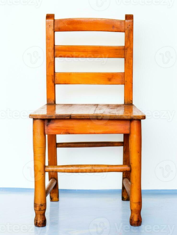 Chair on white background AI Generative photo
