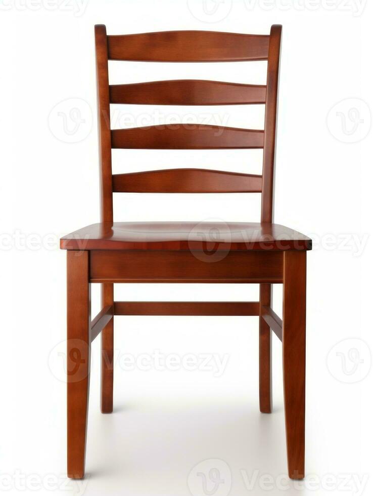 Chair on white background AI Generative photo