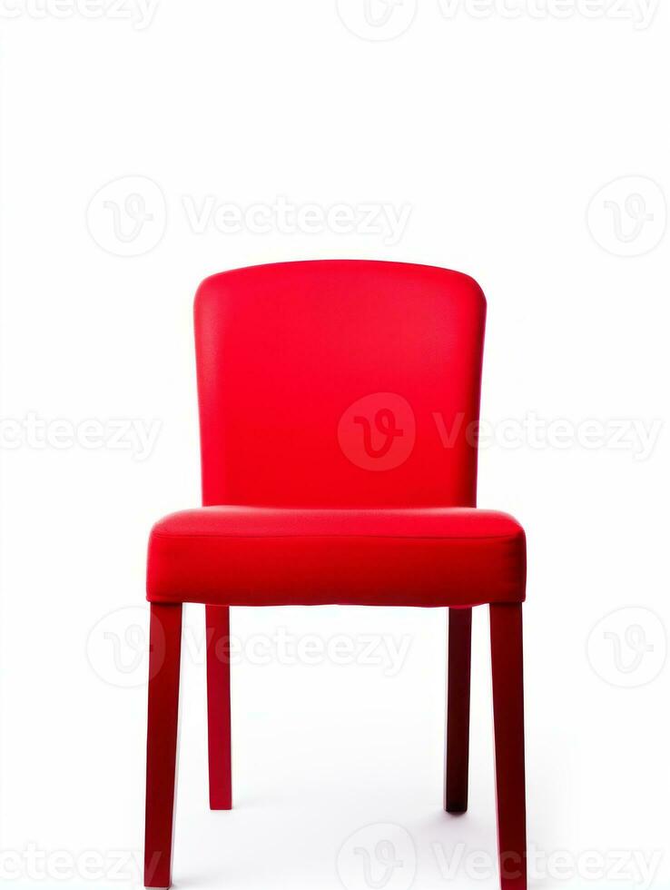 Chair on white background AI Generative photo