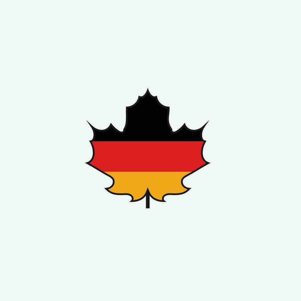 icono de la bandera de Alemania vector