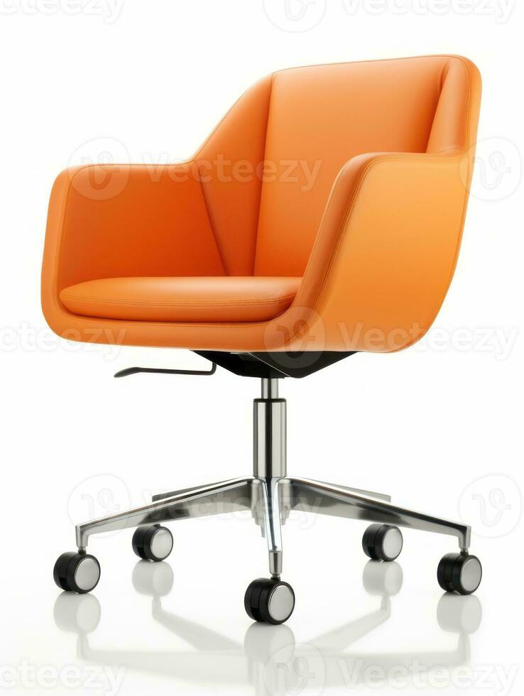Chair on white background AI Generative photo