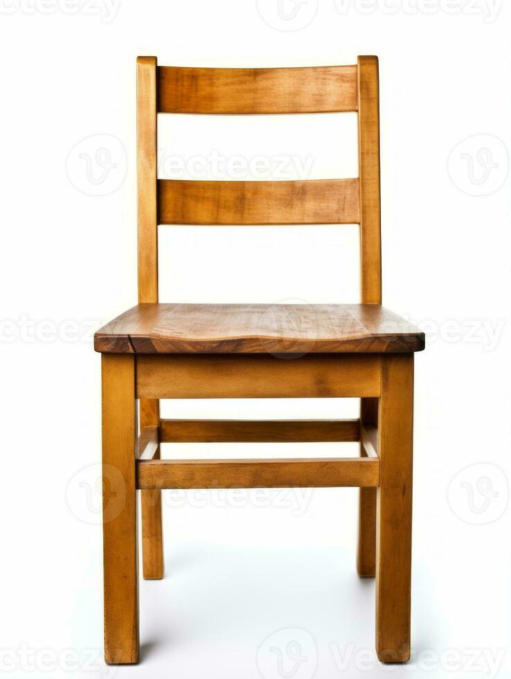 Chair on white background AI Generative photo