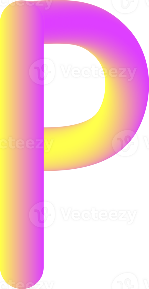 Letter illustration. Hand drawn picture png