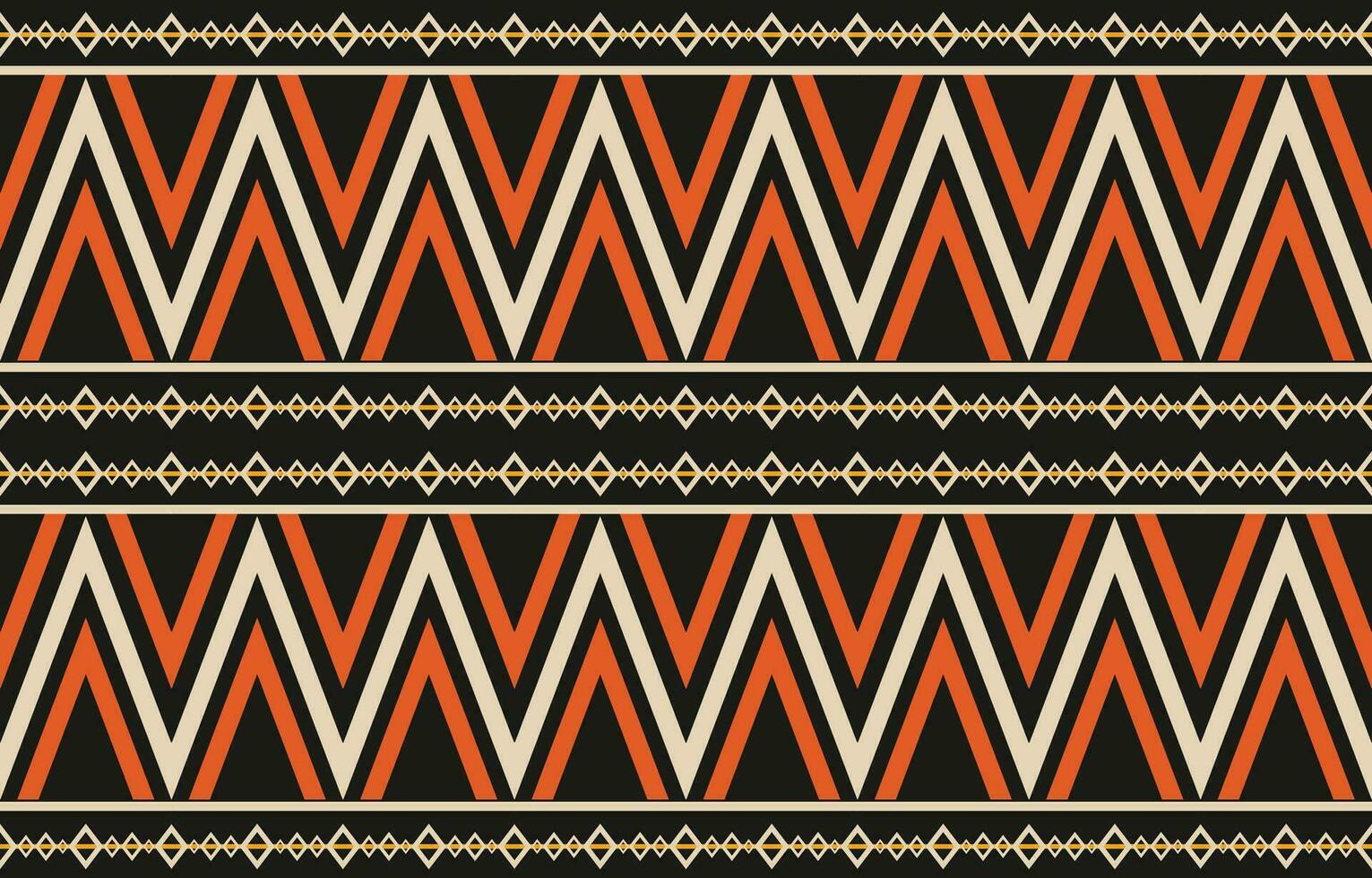 Ethnic abstract ikat art. Aztec ornament print. geometric ethnic pattern seamless  color oriental.  Design for background ,curtain, carpet, wallpaper, clothing, wrapping, Batik, vector illustration.