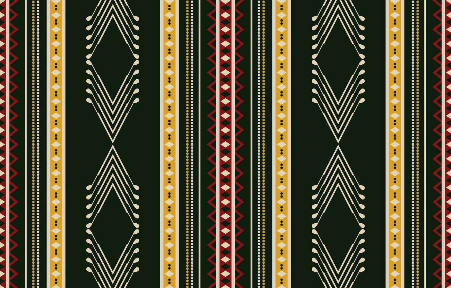 Ethnic abstract ikat art. Aztec ornament print. geometric ethnic pattern seamless  color oriental.  Design for background ,curtain, carpet, wallpaper, clothing, wrapping, Batik, vector illustration.