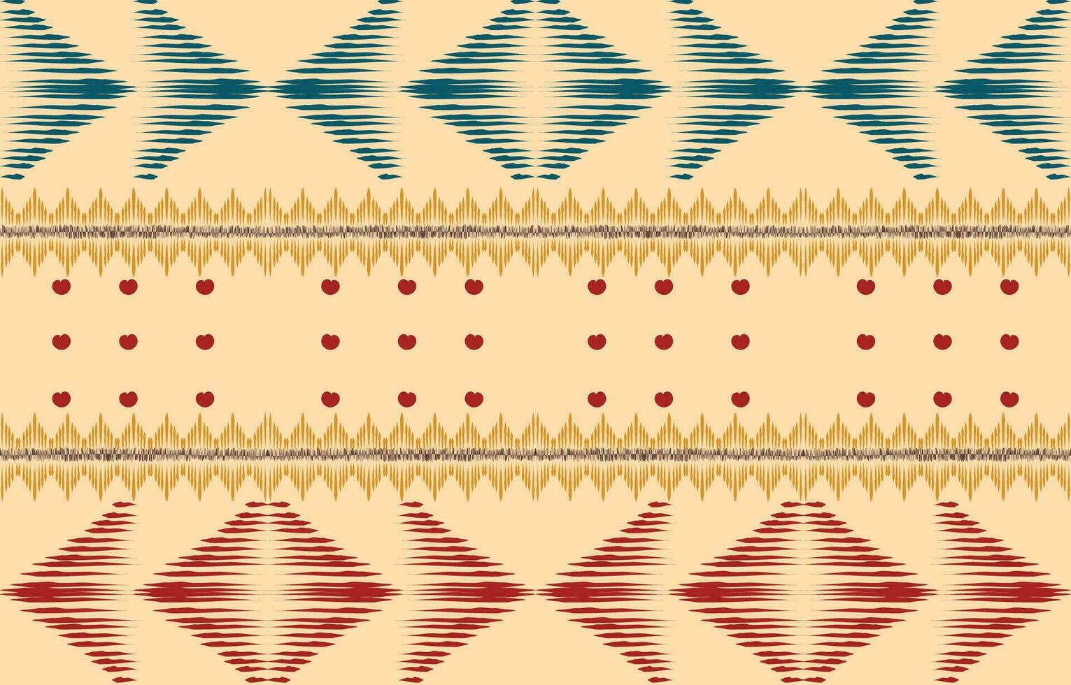 Ethnic abstract ikat art. Aztec ornament print. geometric ethnic pattern seamless  color oriental.  Design for background ,curtain, carpet, wallpaper, clothing, wrapping, Batik, vector illustration.