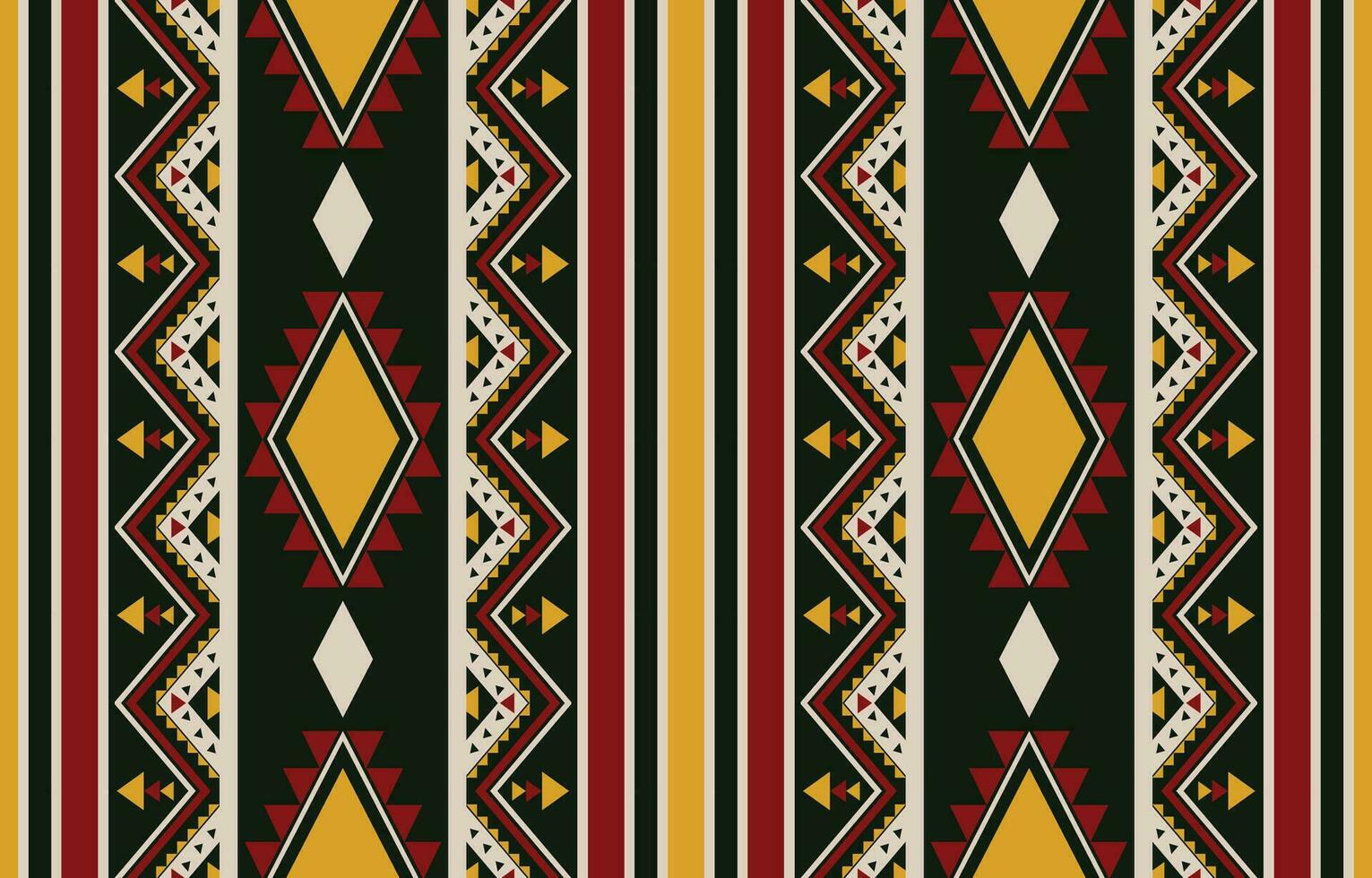 Ethnic abstract ikat art. Aztec ornament print. geometric ethnic pattern seamless  color oriental.  Design for background ,curtain, carpet, wallpaper, clothing, wrapping, Batik, vector illustration.