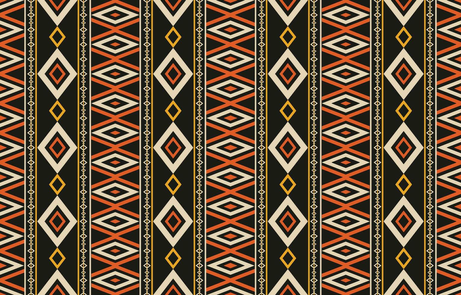 Ethnic abstract ikat art. Aztec ornament print. geometric ethnic pattern seamless  color oriental.  Design for background ,curtain, carpet, wallpaper, clothing, wrapping, Batik, vector illustration.