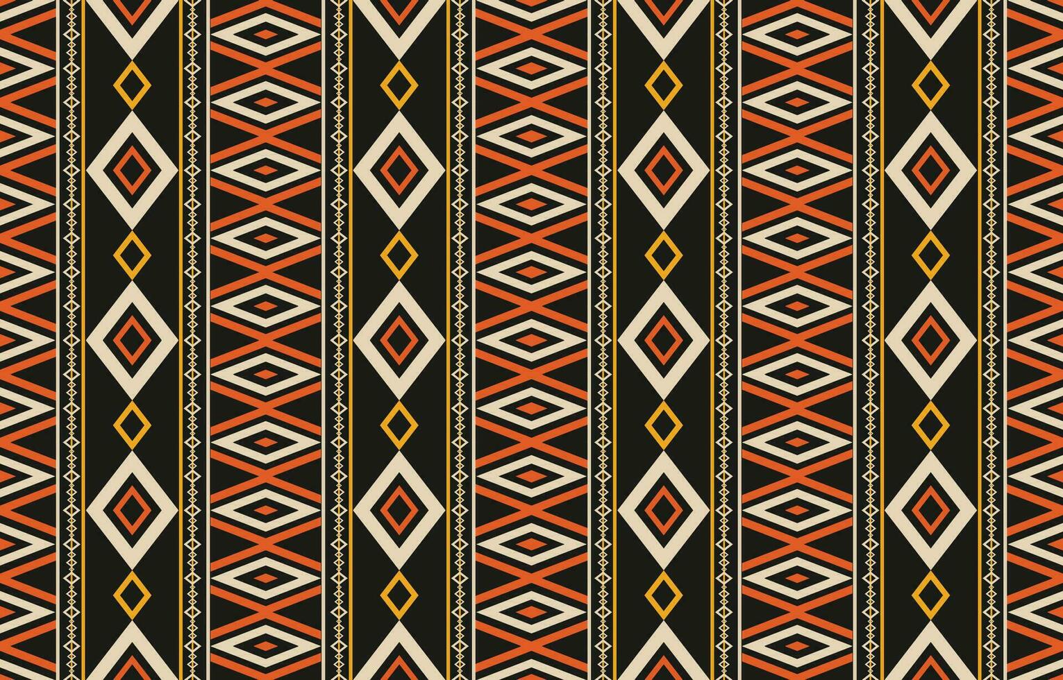 Ethnic abstract ikat art. Aztec ornament print. geometric ethnic pattern seamless  color oriental.  Design for background ,curtain, carpet, wallpaper, clothing, wrapping, Batik, vector illustration.