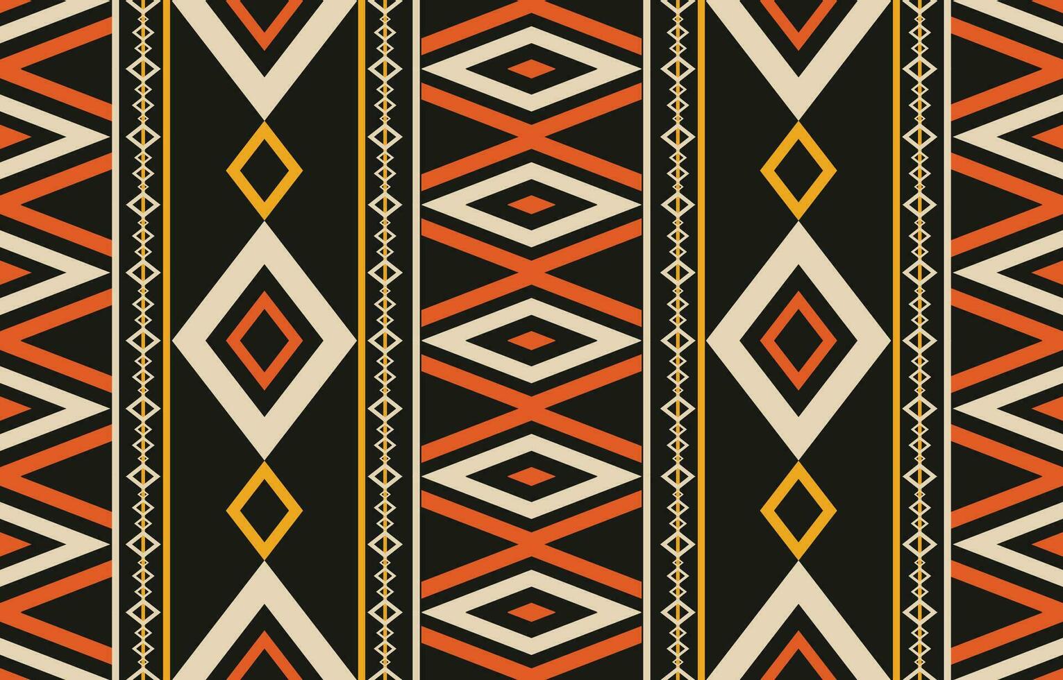 Ethnic abstract ikat art. Aztec ornament print. geometric ethnic pattern seamless  color oriental.  Design for background ,curtain, carpet, wallpaper, clothing, wrapping, Batik, vector illustration.