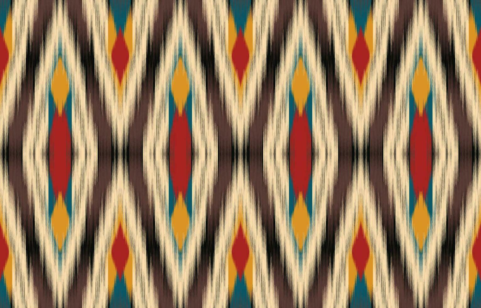 étnico resumen ikat Arte. azteca ornamento impresión. geométrico étnico modelo sin costura color oriental. diseño para antecedentes ,cortina, alfombra, fondo de pantalla, ropa, envase, batik, vector ilustración.