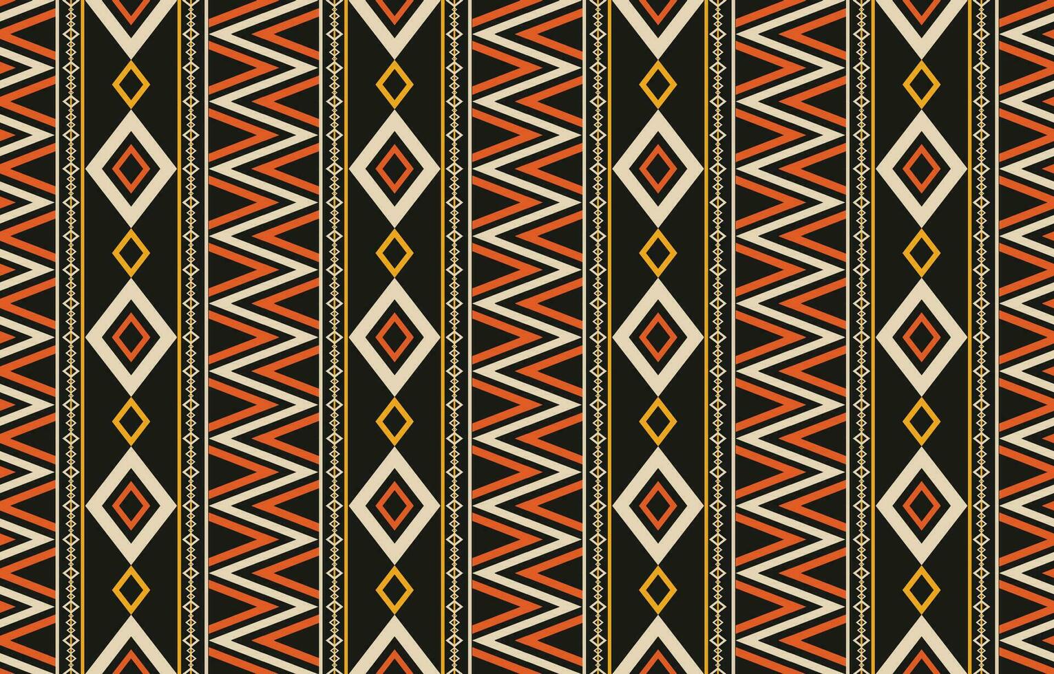 Ethnic abstract ikat art. Aztec ornament print. geometric ethnic pattern seamless  color oriental.  Design for background ,curtain, carpet, wallpaper, clothing, wrapping, Batik, vector illustration.