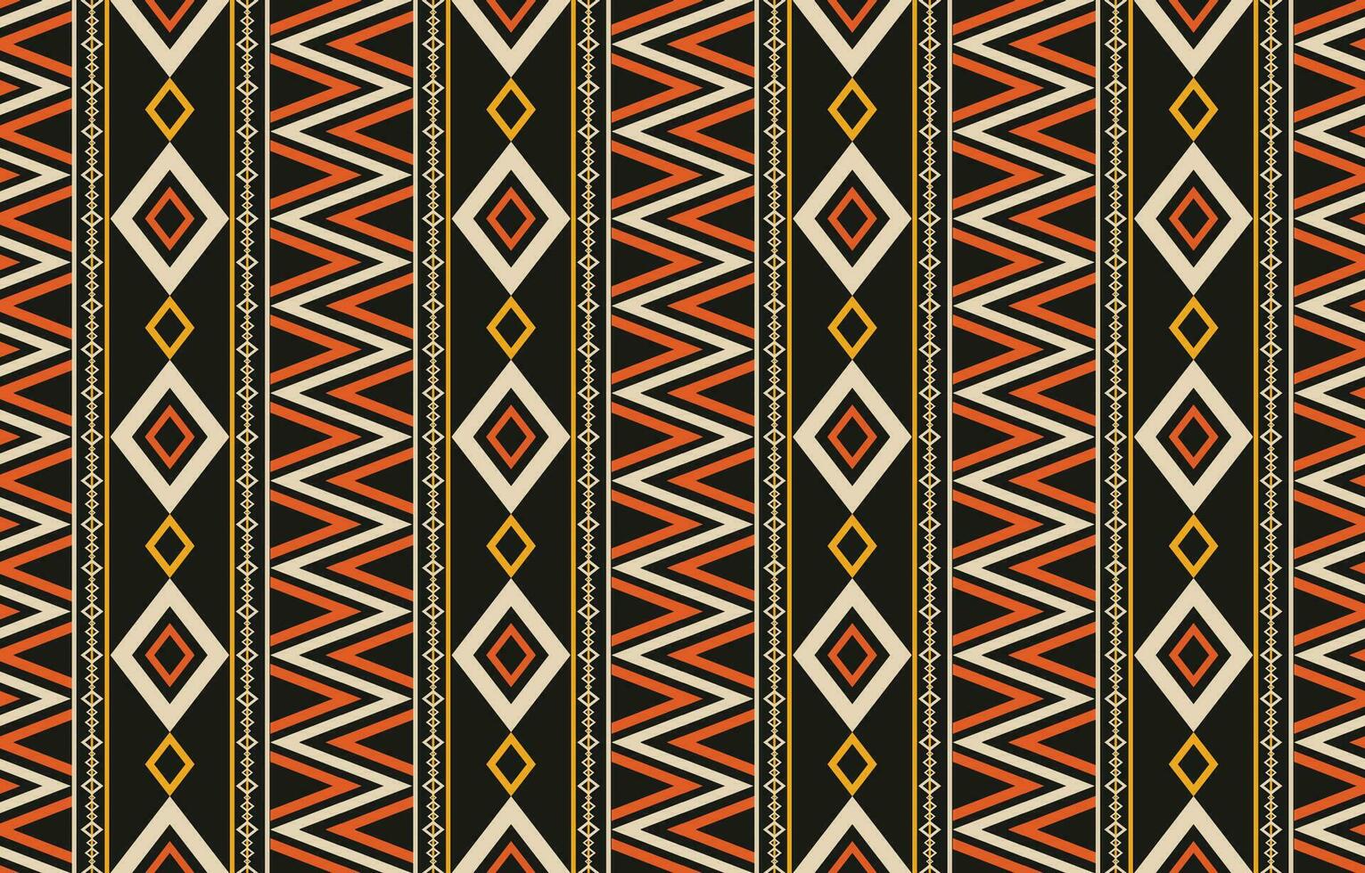 Ethnic abstract ikat art. Aztec ornament print. geometric ethnic pattern seamless  color oriental.  Design for background ,curtain, carpet, wallpaper, clothing, wrapping, Batik, vector illustration.