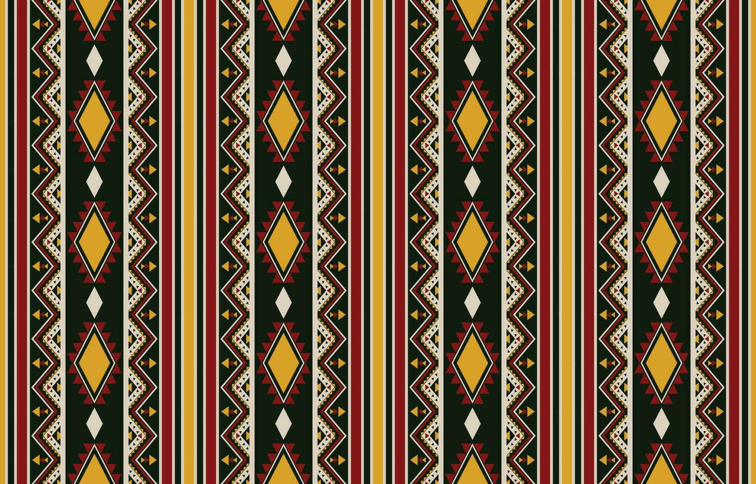 Ethnic abstract ikat art. Aztec ornament print. geometric ethnic pattern seamless  color oriental.  Design for background ,curtain, carpet, wallpaper, clothing, wrapping, Batik, vector illustration.