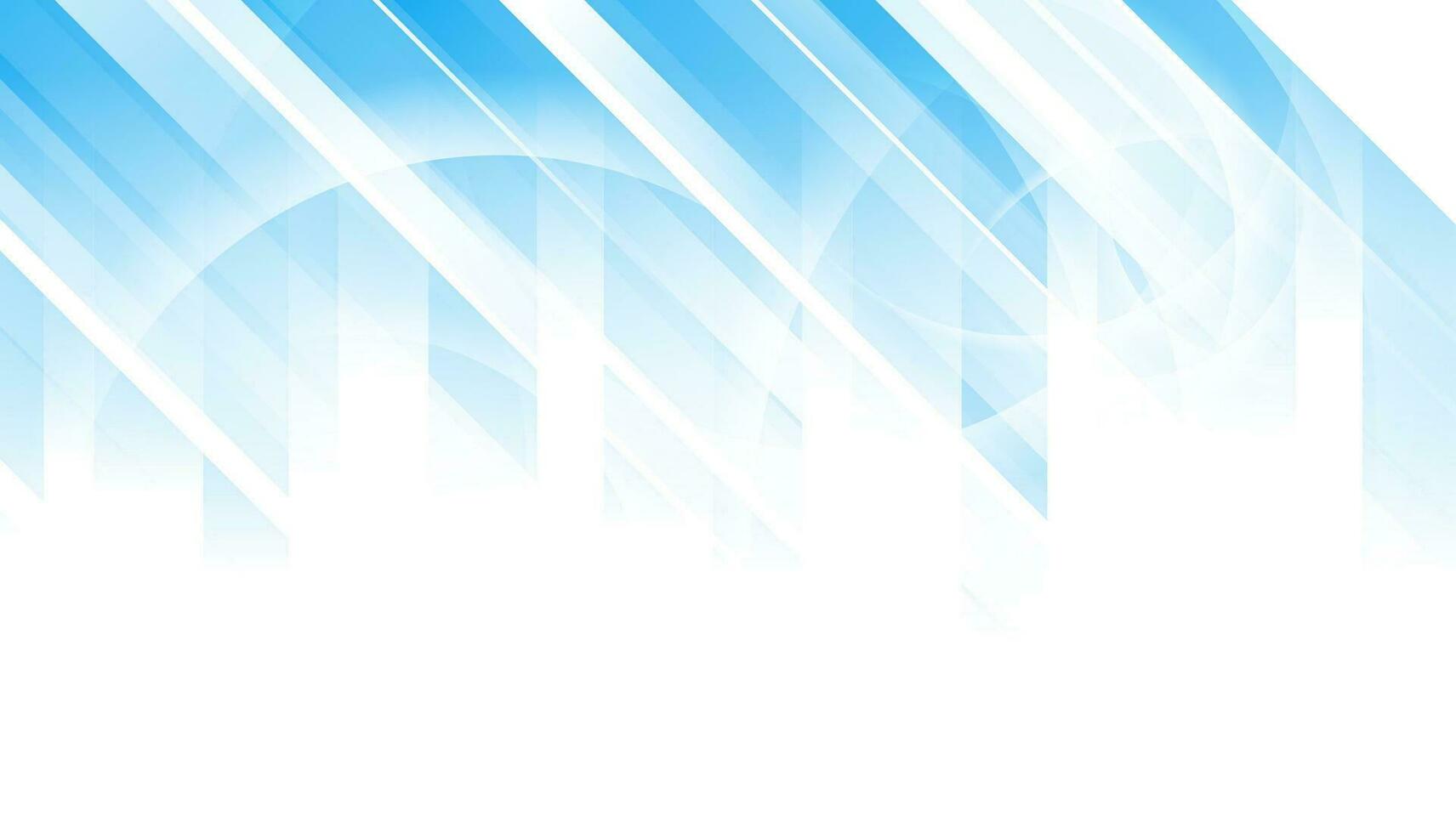 Shiny blue white stripes abstract geometric background vector