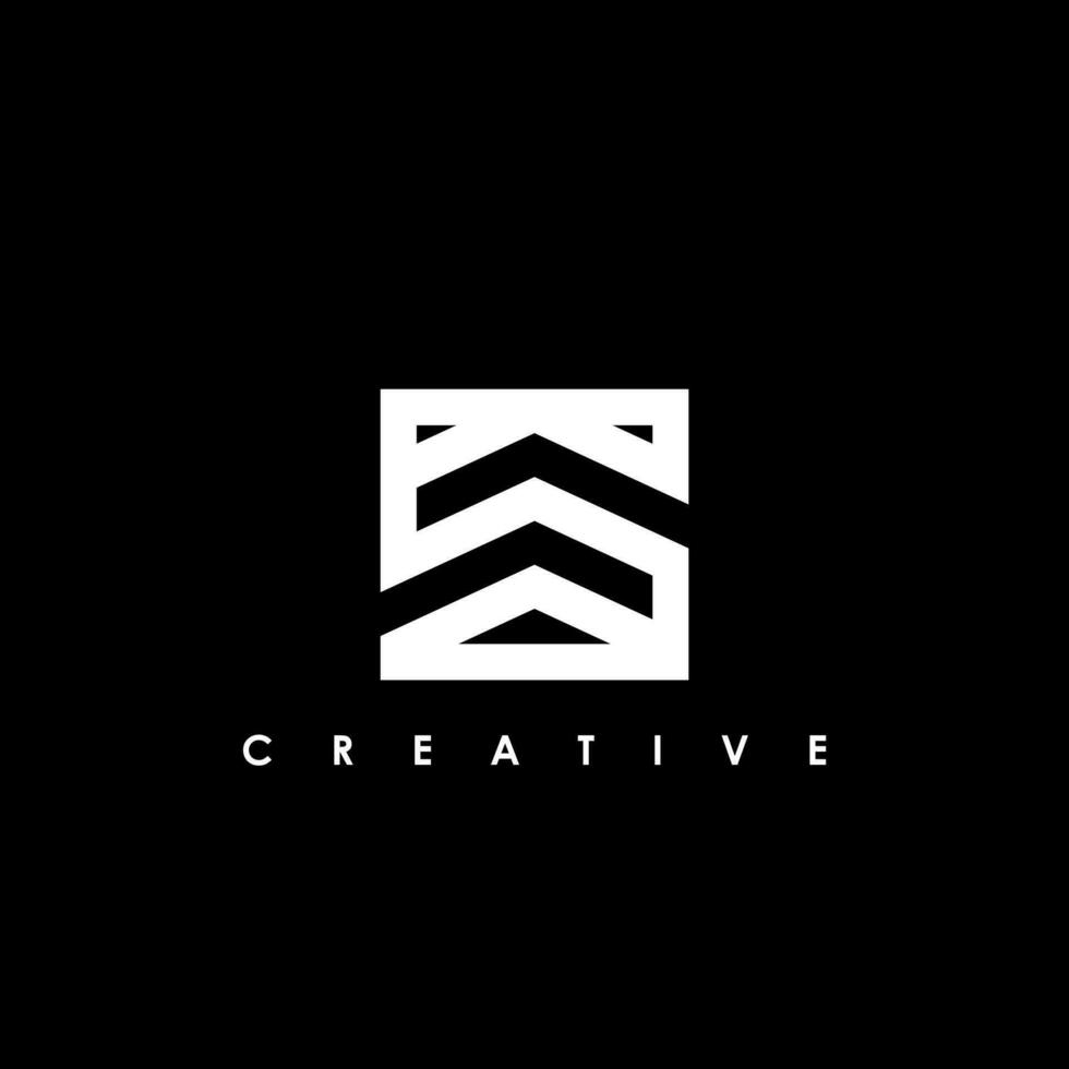 S Letter Initial Logo Design Template Vector Illustration