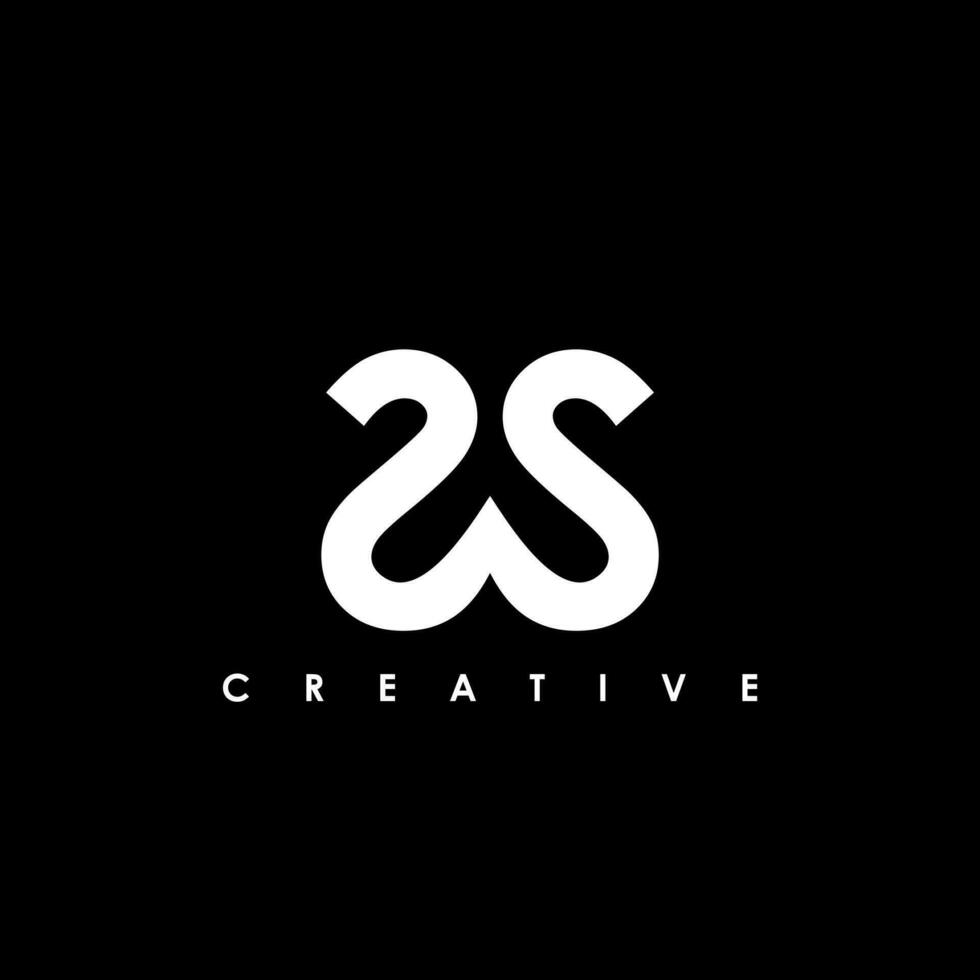 SS Letter Initial Logo Design Template Vector Illustration