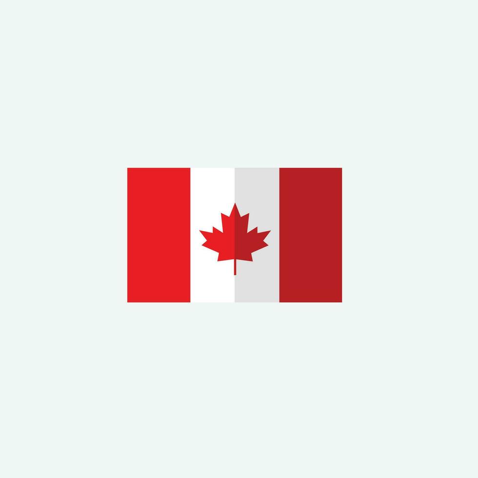 icono de la bandera de canadá vector