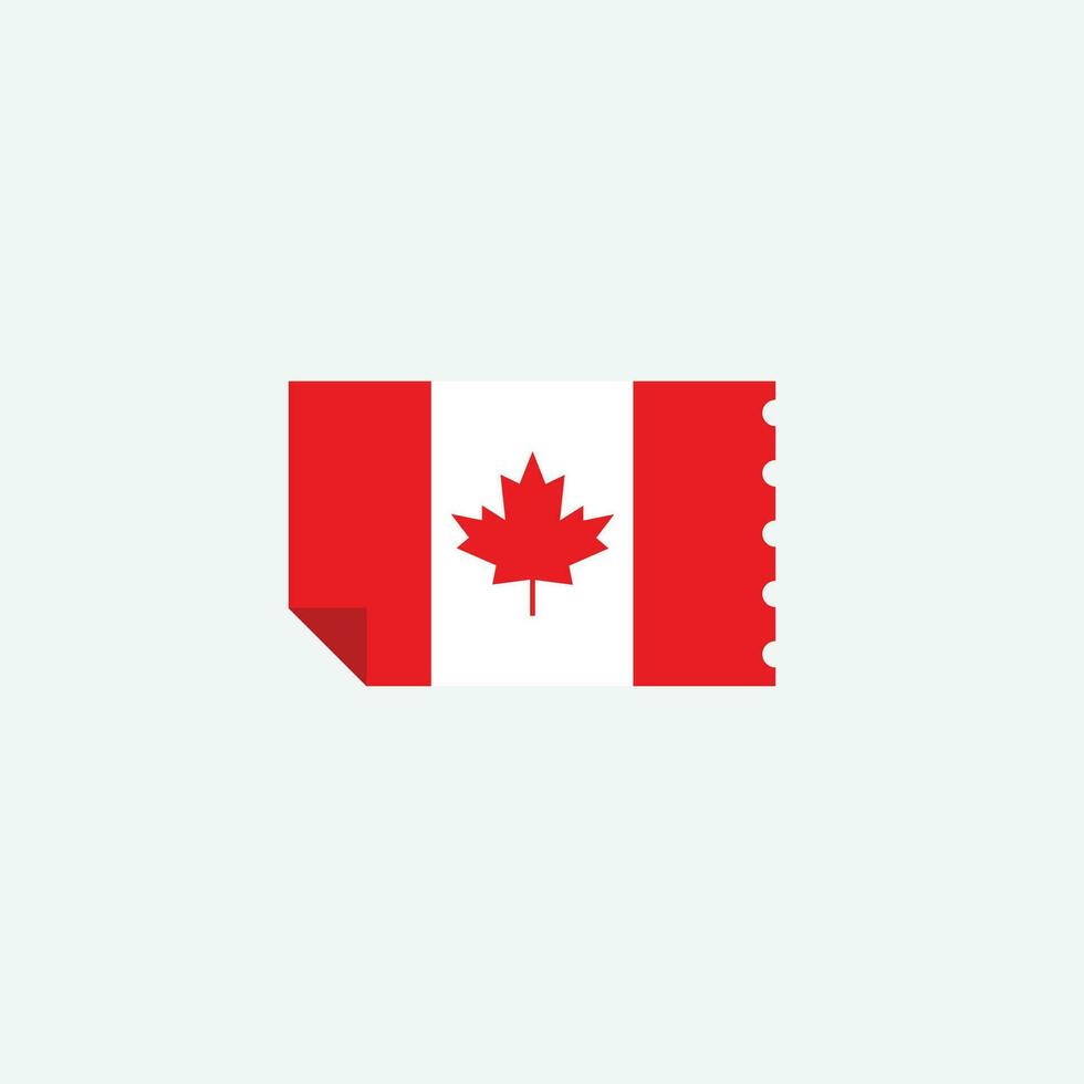 Canada flag icon vector
