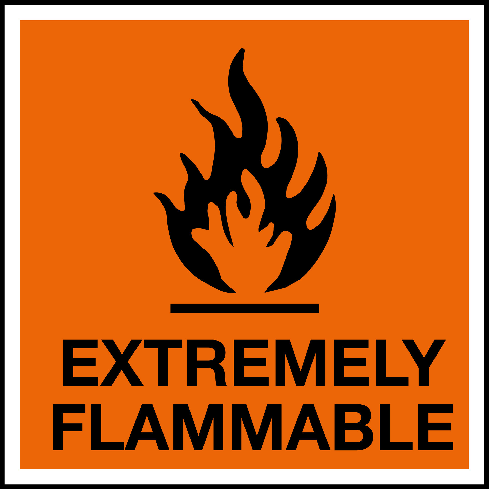 Hazardous Substances Identification Storage Area Marking Label Warning