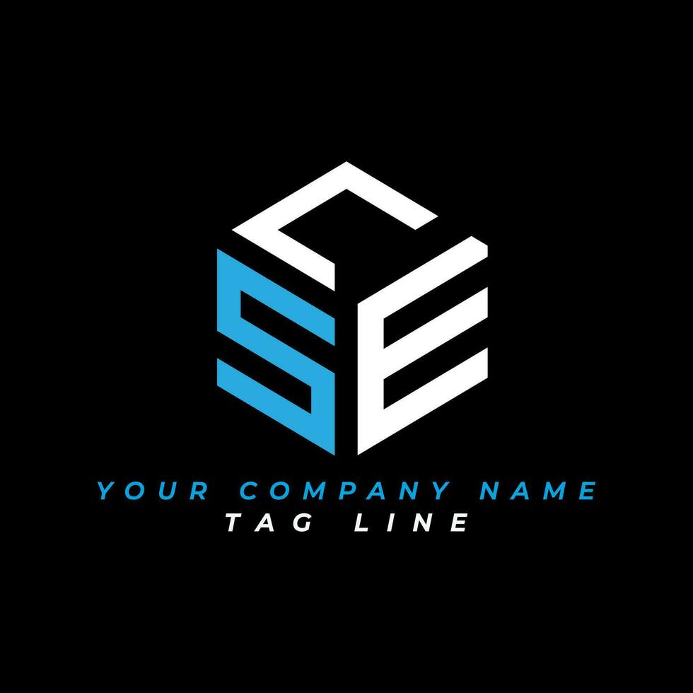 CSE letter logo creative design with vector graphic, CSE simple and modern logo. CSE luxurious alphabet design Pro