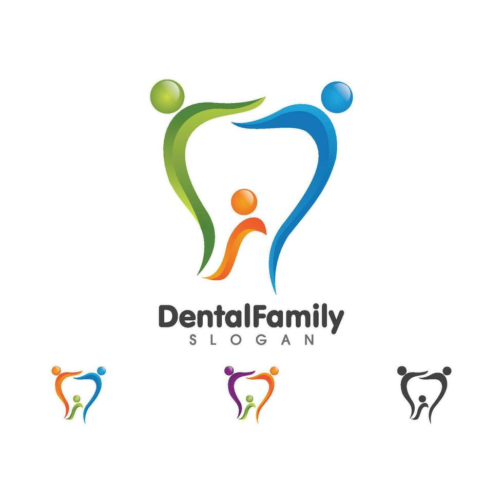 Dental logo Template vector illustration