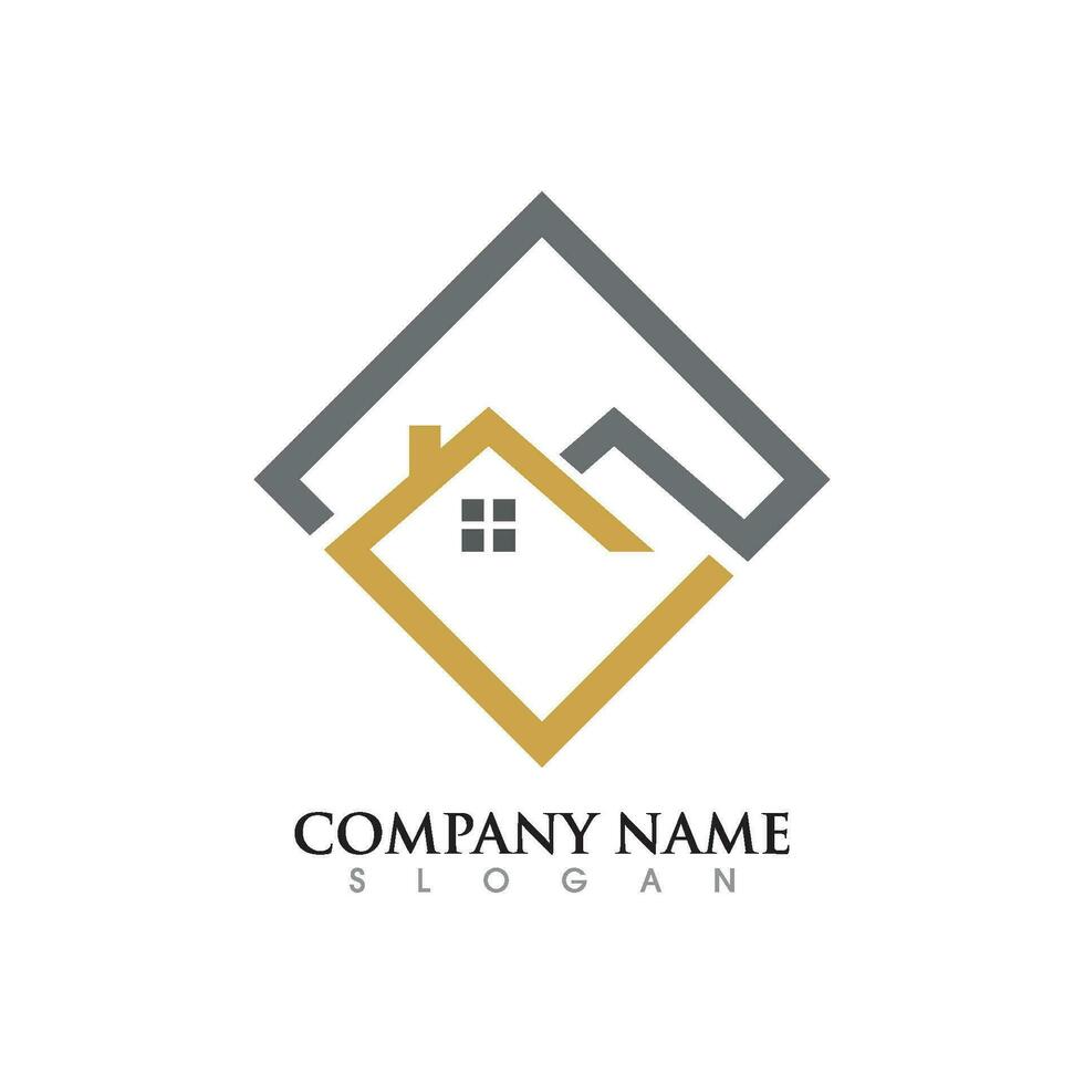 Property and Construction Logo design vector